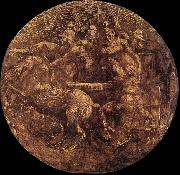 Michelangelo Buonarroti Medallion oil